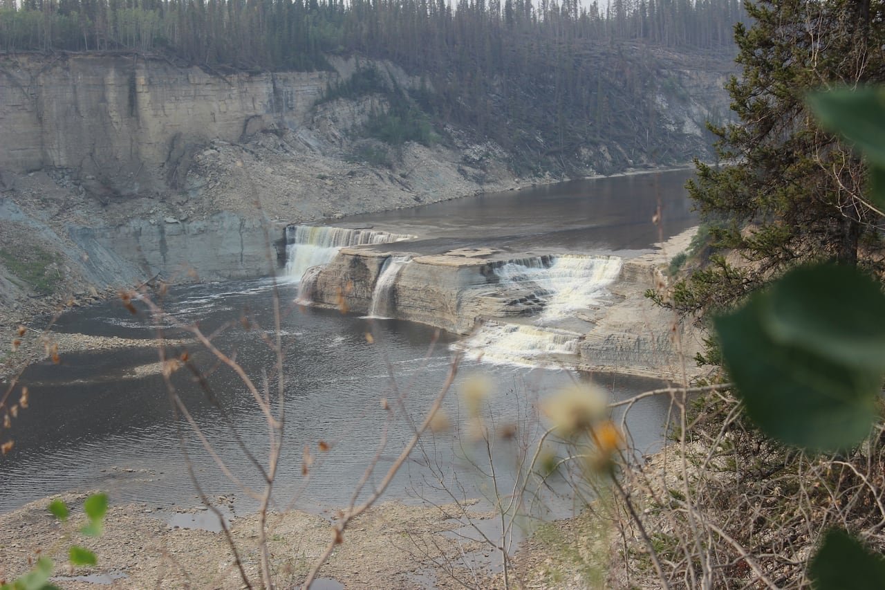 default-301 A picture of Louise Falls taken from the viewing platform in August 2024.